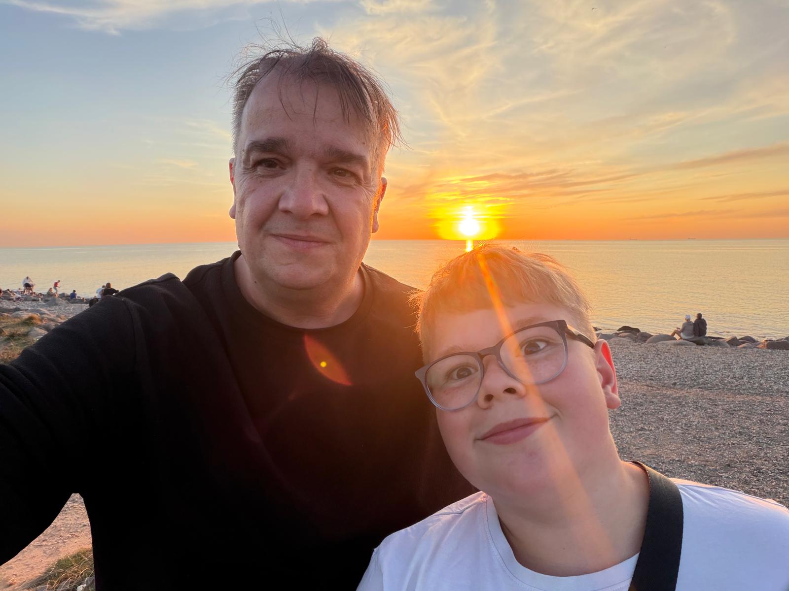 Kay Mielack mit Sohn